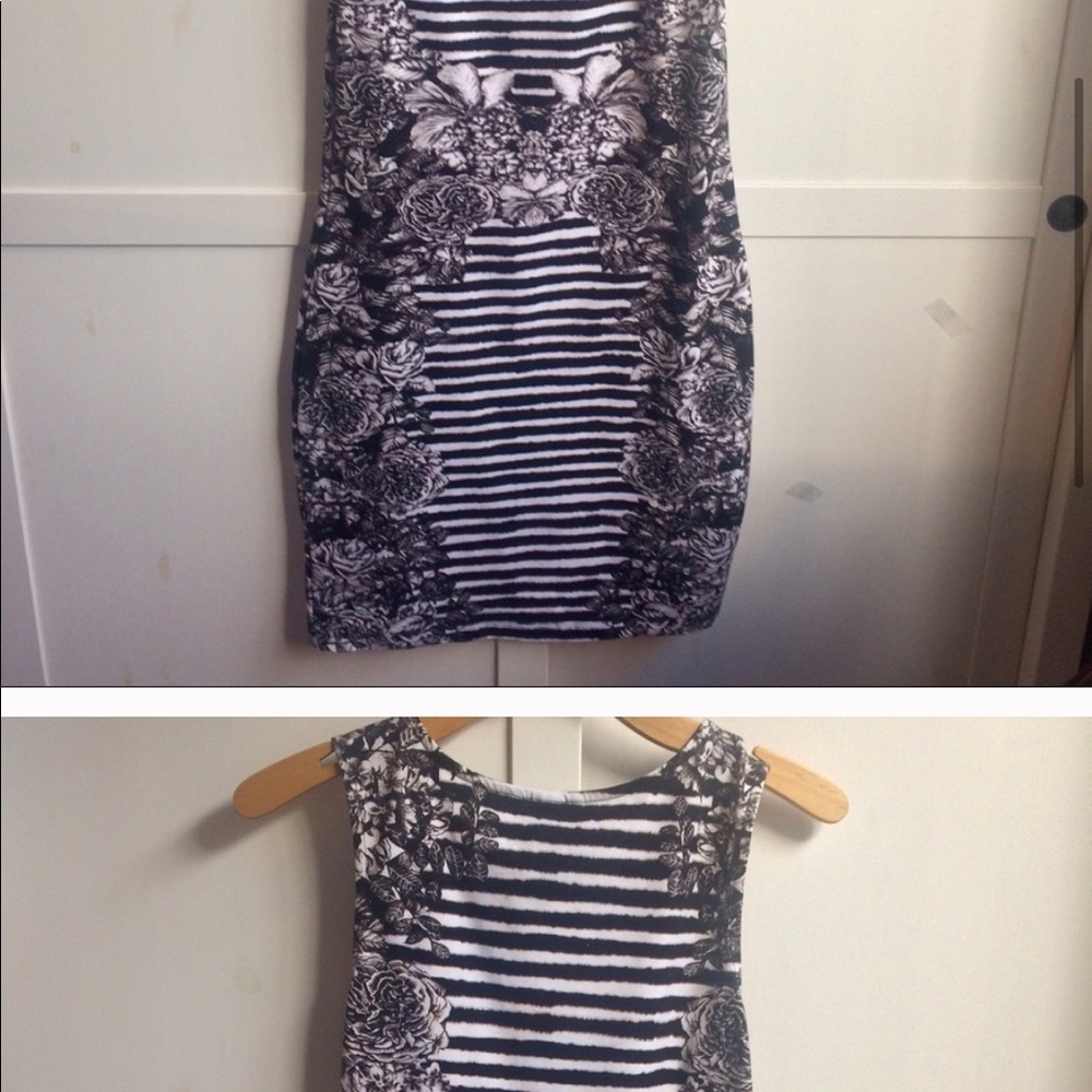 Ali Wong Striped Floral Maternity H&M Dress